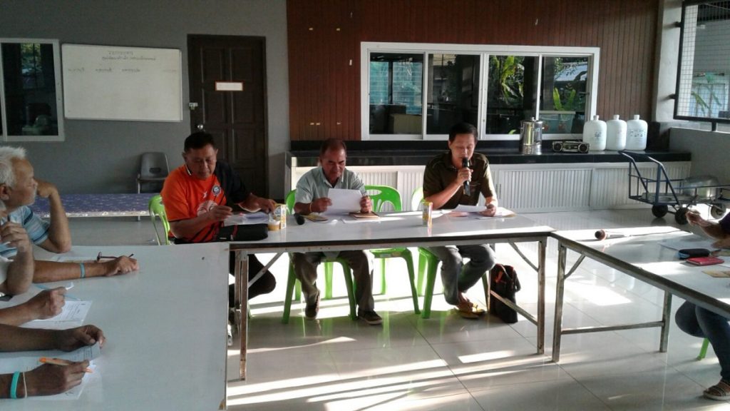 ประชุมคณะกรรมการชุมชนบ้านคลองเปล 1-3