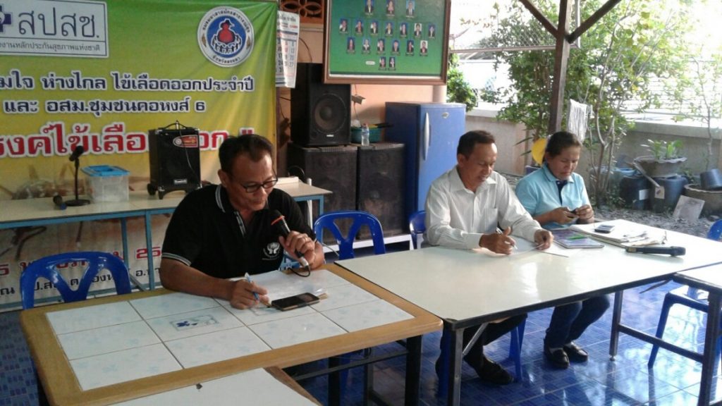 ประชุมคณะกรรมการชุมชนบ้านคอหงส์1-6