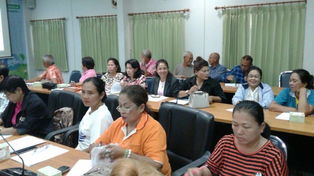 ประชุมการนำเสนอผลการจัดเก็บข้อมูลจปฐ.