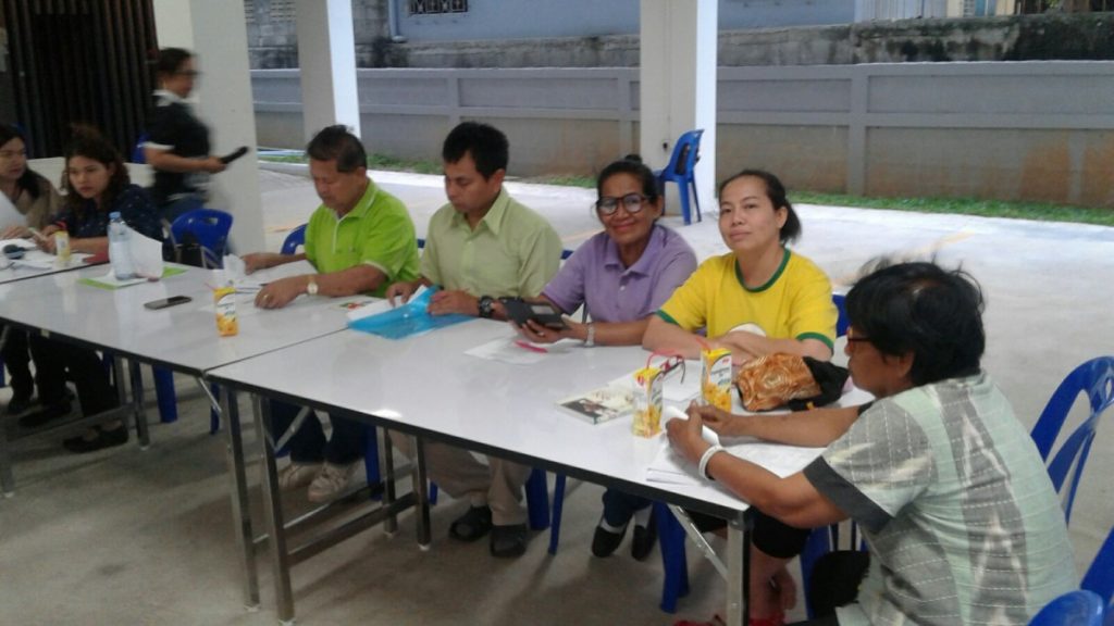 ประชุมคณะกรรมการชุมชนบ้านคลองเตย 1-6