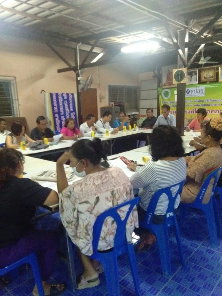ภาพประชุมคณะกรรมการชุมชนบ้านคอหงส์1-6